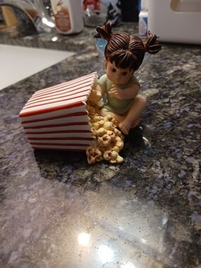 My Little Kitchen Fairy Figurine in Mint Green Dress - Sneaking Popcorn.